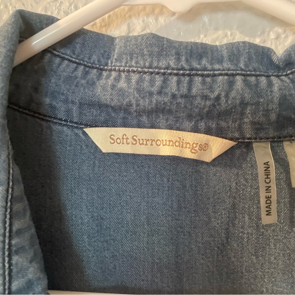 Soft surroundings Jean adjustable large top - Picture 4 of 4
